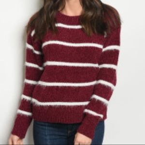 Red & White Sweater